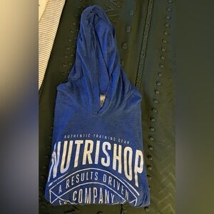 Next Level Apparel Blue Hoodie